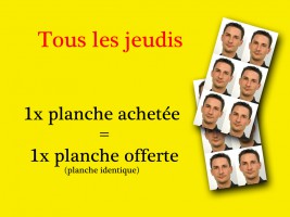 TOUS LES JEUDI 267X200 | Pulicano SARL Photo d’identité et photo d’identité numérique pour permis dématérialisé (ANTS) à Sélestat proche de Colmar Benfeld 0