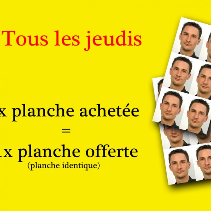 Promo sur la photo d’identit&eacute; ! Erstein