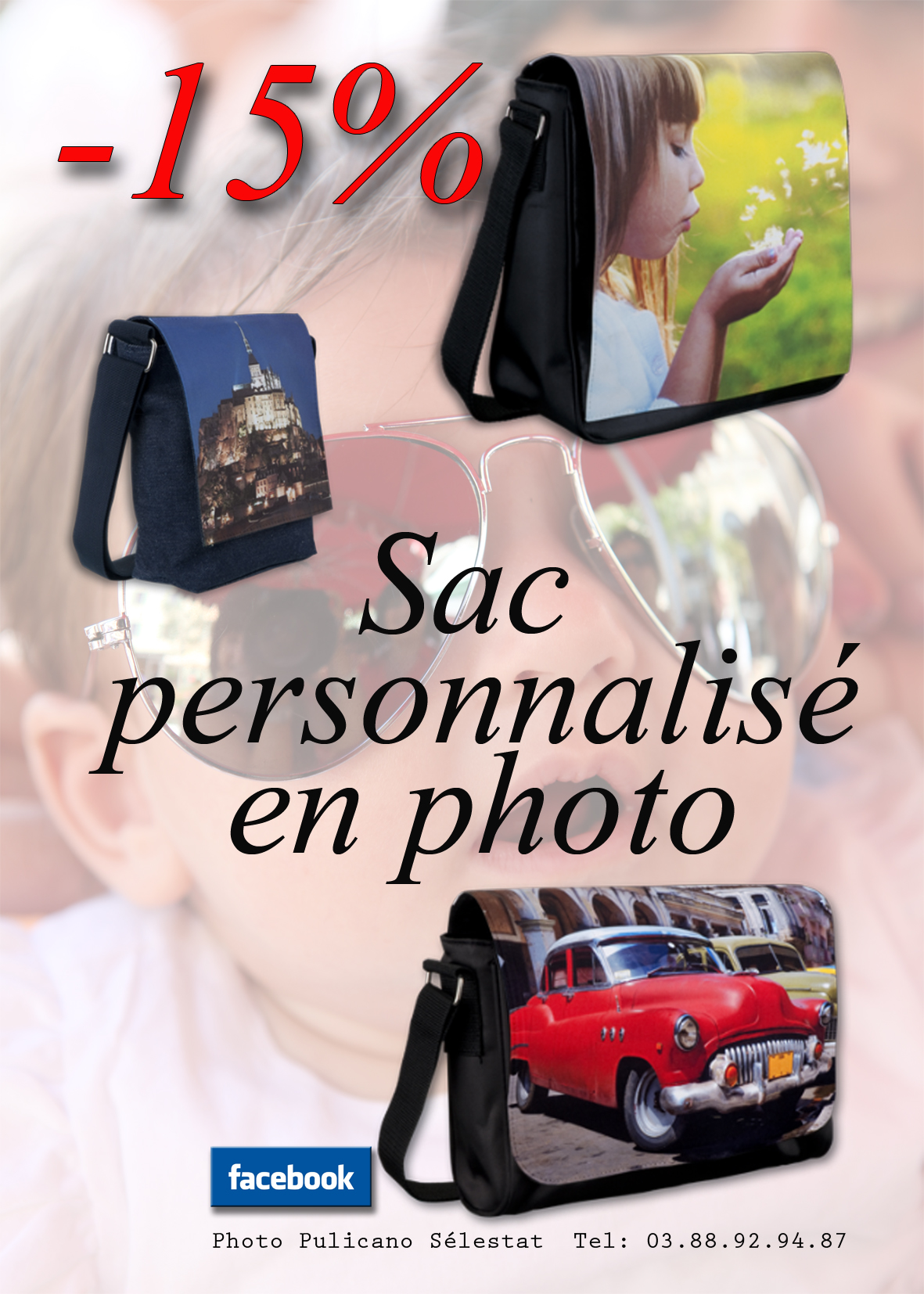 Promotion de la semaine sac personnalis&eacute; Obernai