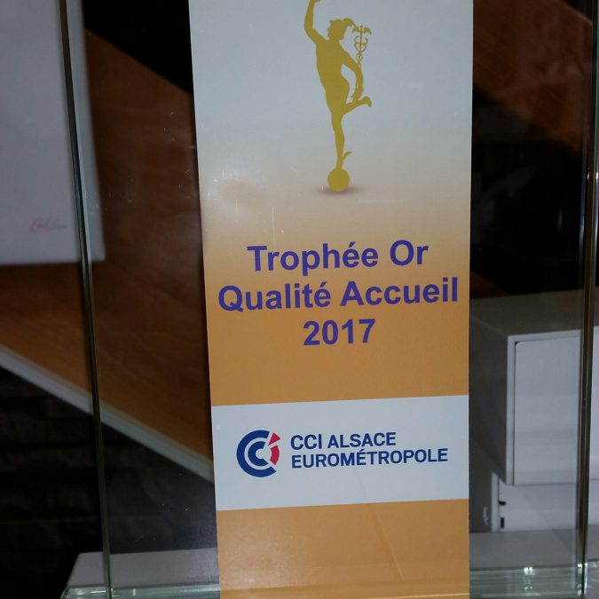 Troph&eacute;e Qualit&eacute; Accueil Or Benfeld