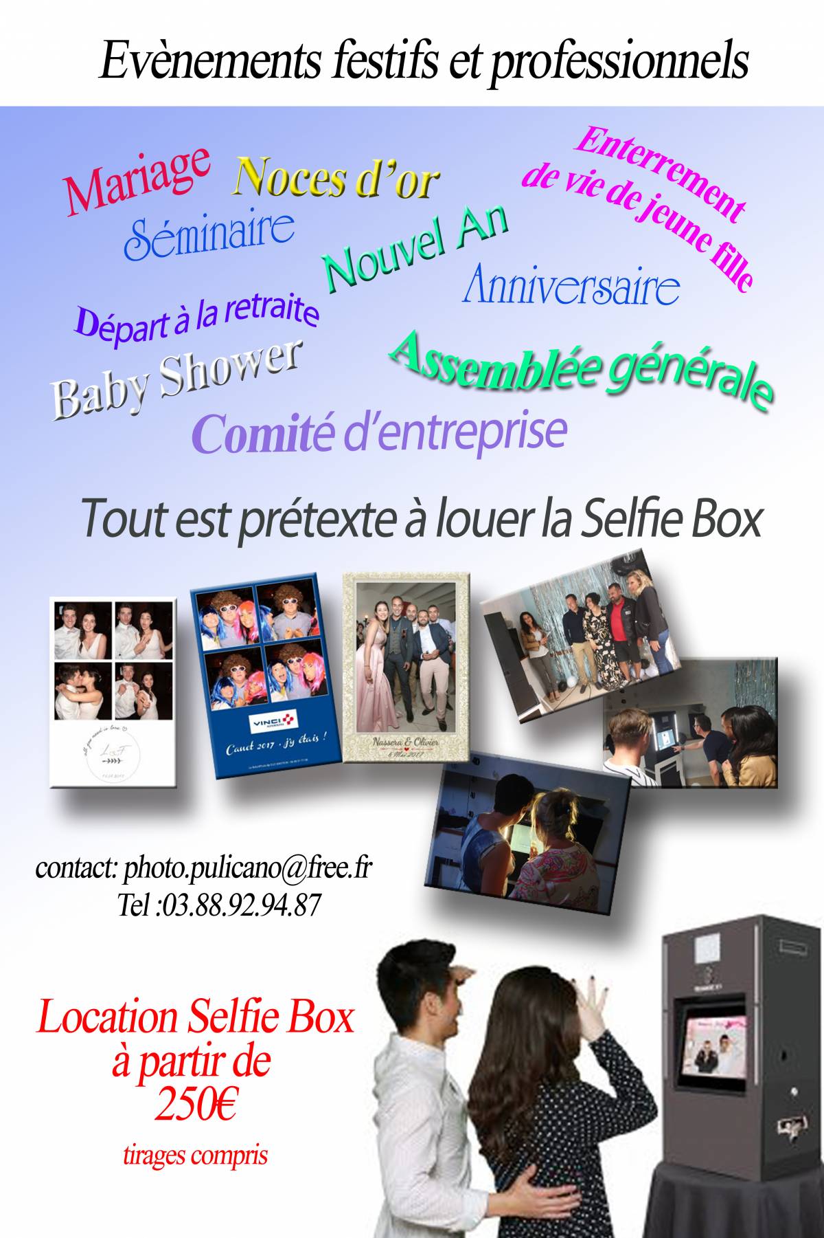 Location de la selfie box Wintzenheim